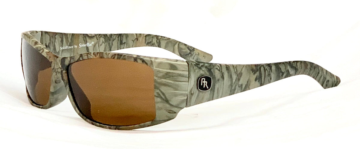 BRUBAKER Polarized Camouflage Sunglasses for Fishing and Hunting - Colored  Lens, Black Lens, Adult : : Sports & Outdoors